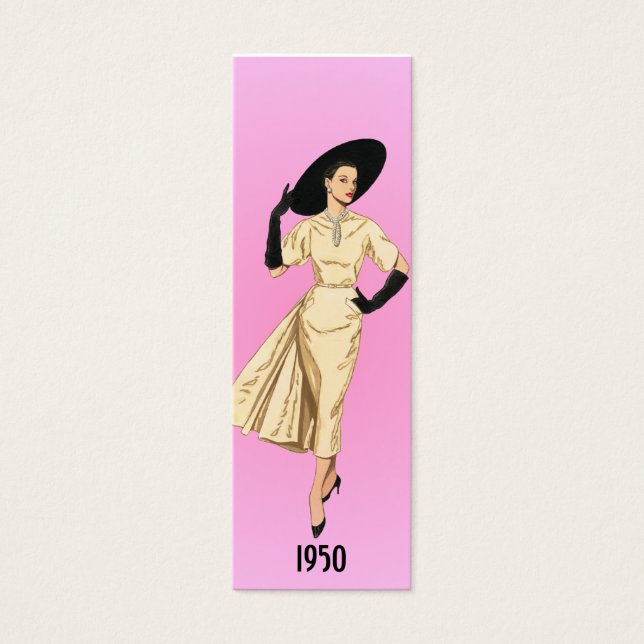 1950 Fashion Bookmark (Front)
