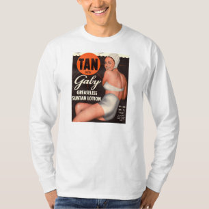 1950 Gaby Suntan Lotion ad T-Shirt
