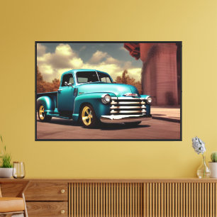 1950 Pickup Truck Canvas Print