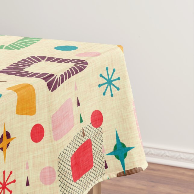 1950´s Atomic Pattern Tablecloth (In Situ)