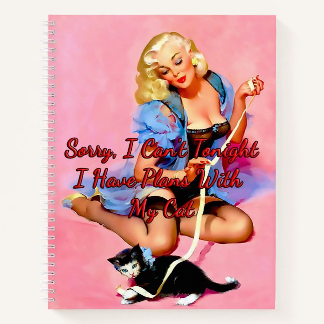 1950’s Denise Purrty by Gil Elvgren Notebook (Front)