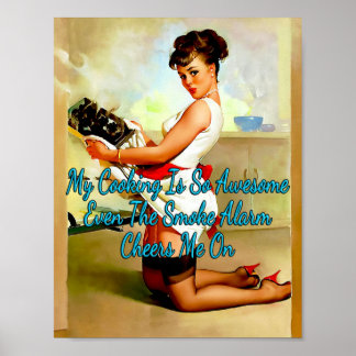 1950’s Pinup Let’s Eat Out by Gil Elvgren Poster