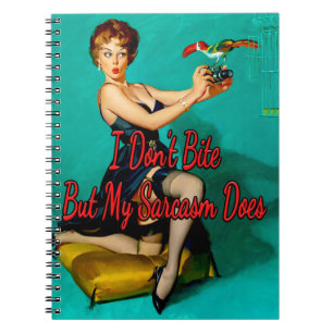 1950’s Ruffled Feathers by Gil Elvgren Notebook