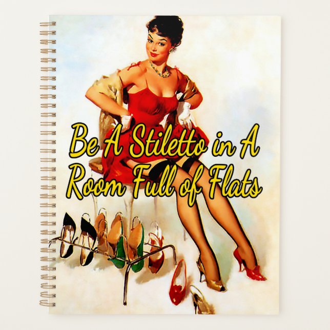1950’s Trying on Shoes by Gil Elvgren Planner (Front)