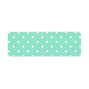 1950 sea foam green with white dots