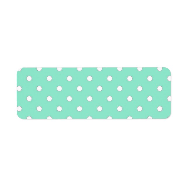 1950 sea foam green with white dots (Front)