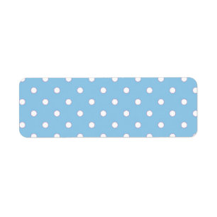 1950 summer sky blue with white dots