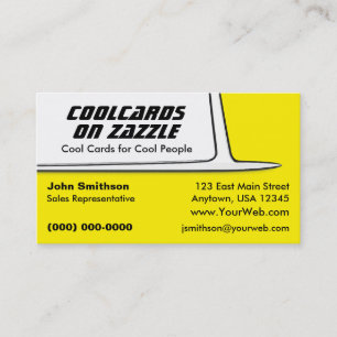 1950s 2-Tone Classic Car Inspired Business Card