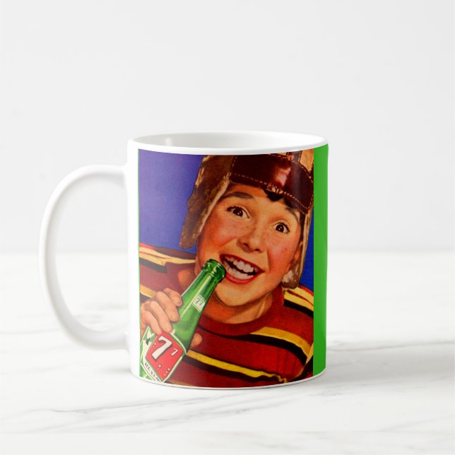 1950s ‘77 soda ad coffee mug (Left)