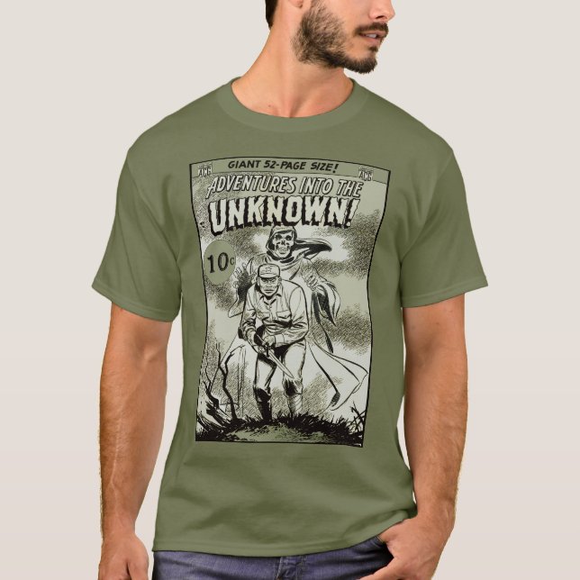1950's Adventures into the UNKNOWN! T-Shirt (Front)