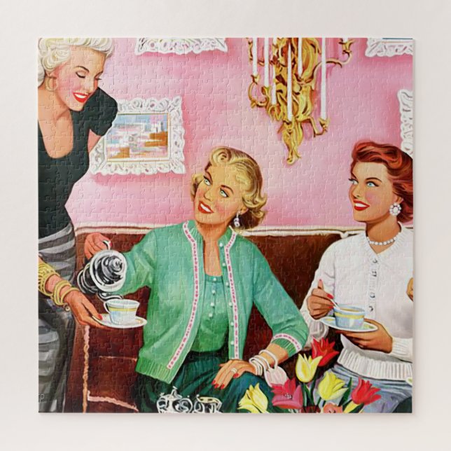 1950'S AFTERNOON TEA      JIGSAW PUZZLE (Vertical)