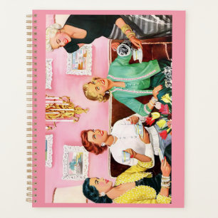 1950's Afternoon Tea Mid Century Modern Art Medium Planner