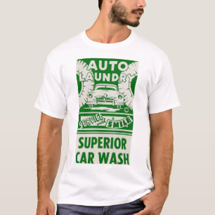1950s Auto Laundry Car Wash ad T-Shirt