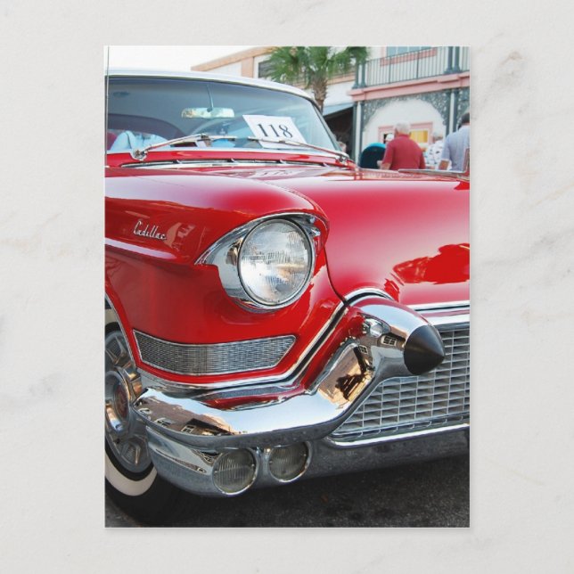 1950s cadillac postcard (Front)