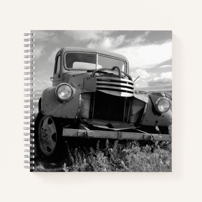 1950's Chevy Truck Photo 8.5x8.5 Notebook (Front)