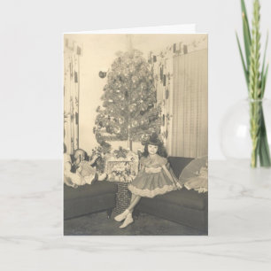 1950s Christmas Holiday Card