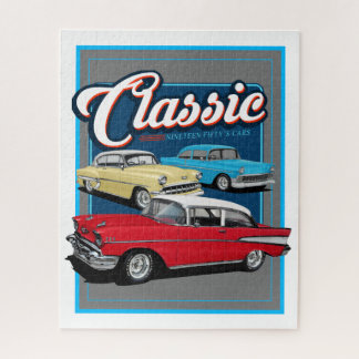 1950's Classic Cars Jigsaw Puzzle