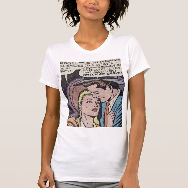 1950s Classic Romantic Comic T-Shirt (Front)