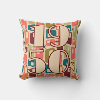1950s Decade Design Cushion