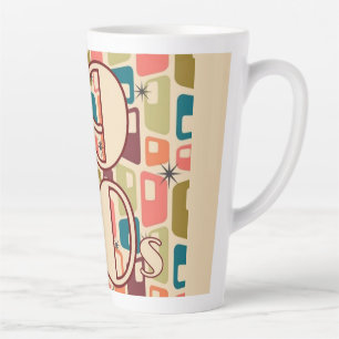 1950s Decade Design Latte Mug