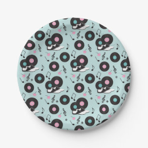 1950's Diner Birthday Party Saddle Shoes Paper Plate