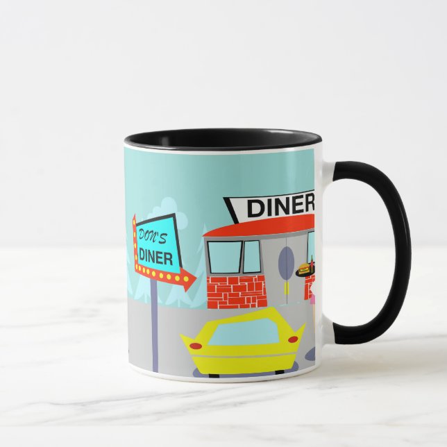 1950's Diner Coffee Mug (Right)