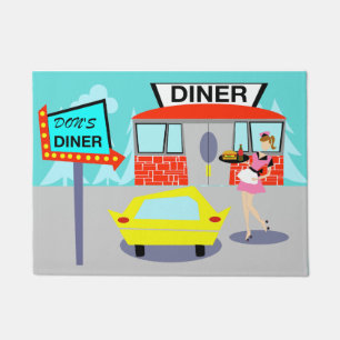 1950's Diner Door Mat