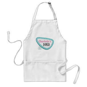 1950s Diner Retro Signage Birthday Apron – Sock Ho