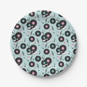 1950s Diner Saddle Shoes Paper Plates – Retro Sock