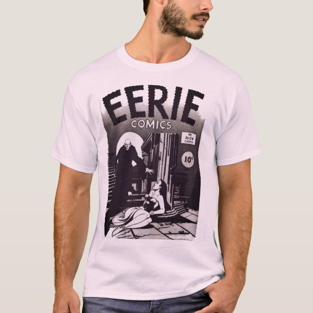 1950's EERIE Comics Graphic T-Shirt (Front)
