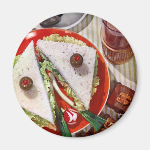 1950's eyeball sandwich magnet