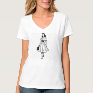 1950's Fashion Glamour T-Shirt