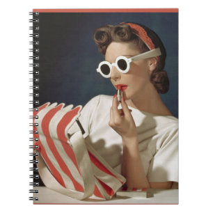 1950s fashion photo notebook