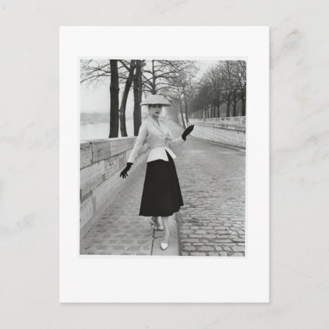 1950s fashion postcard (Front)