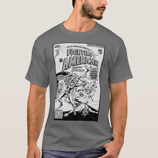 1950's 'Fighting American' T-Shirt (Front)