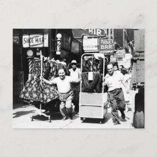 1950's Garment District, New York City Photo Postcard