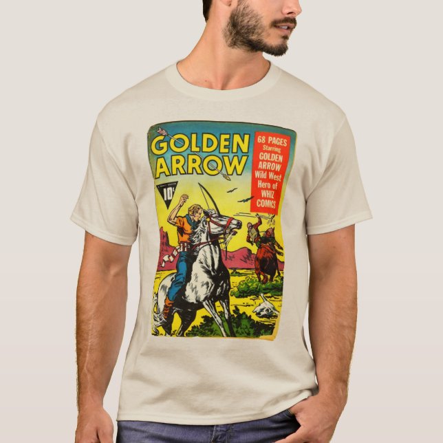 1950's Golden Arrow Western Comics T-Shirt (Front)