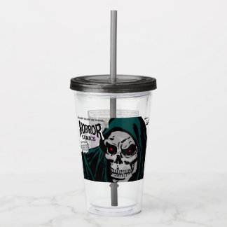1950's HORROR Comics Acrylic Tumbler