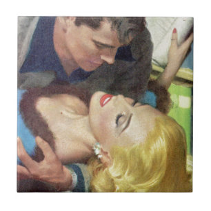 1950s hot office romance tile