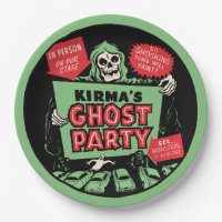 1950s Kirma's Ghost Party Spook Show Poster Design