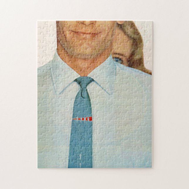 1950s necktie guy jigsaw puzzle (Vertical)