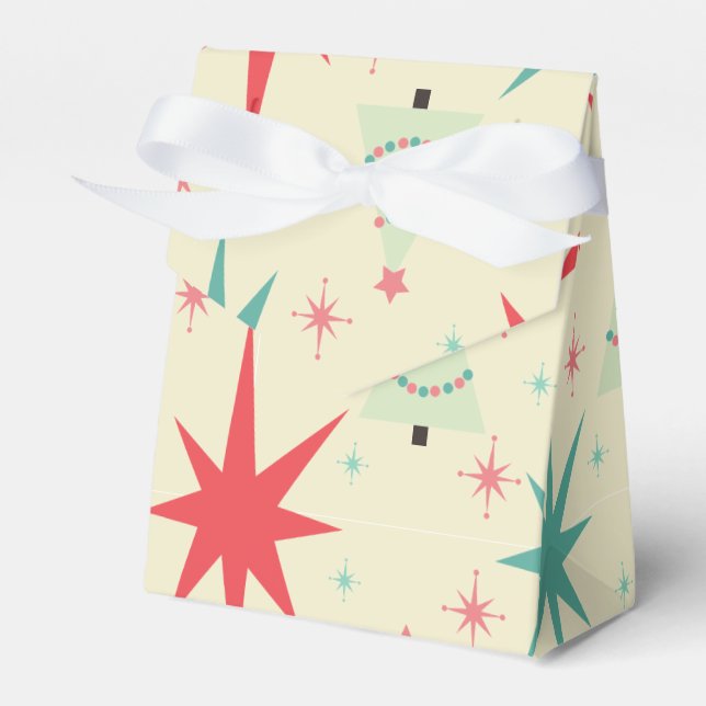 1950s Retro Christmas Favour Box (Front Side)