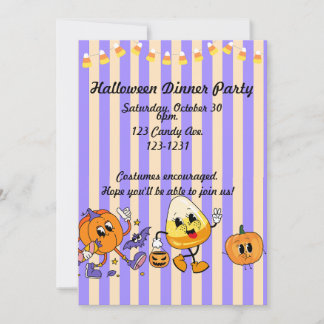 1950's Retro-cute Halloween Invitation
