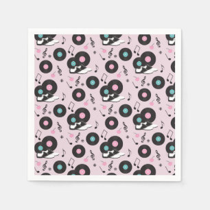 1950s Retro Diner Birthday Napkins – Sock Hop Rock