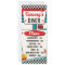 1950's Retro Diner Black, White & Red Menu Card