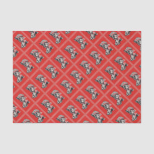 1950s Scottie dog in red Tissue Paper