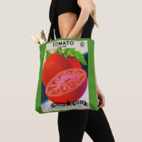 1950s seed packet tomato print