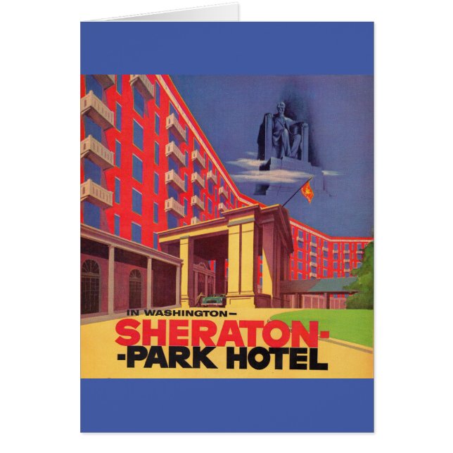 1950s Sheraton Park Hotel - Washington, DC ad (Front)