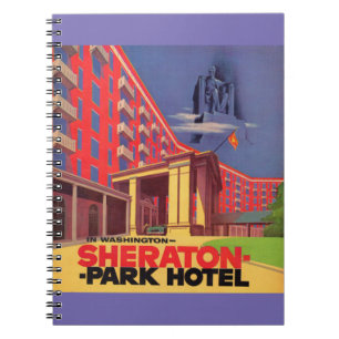 1950s Sheraton Park Hotel - Washington, DC ad Spiral Notebook