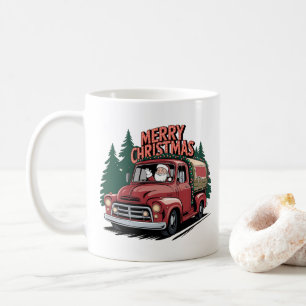 1950s-style Classic truck Christmas Coffee Mug
